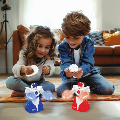 LEXiBOOK Powerman Max - Remote Control Walking Talking Toy Robot STEM Programmable Dances Sings Telling 10,000 Stories 300+ Learning Quiz Shooting Discs and Voice Repeat for Kids 4+ - ROB80EN, White