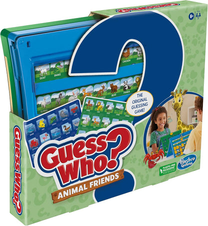 Hasbro Gaming Guess Who? Animal Friends Game | 2 Double-Sided Animal Sheets | 2-Player Board Games for Kids | Easter Gifts for Boys and Girls | Ages 6+ (Amazon Exclusive)