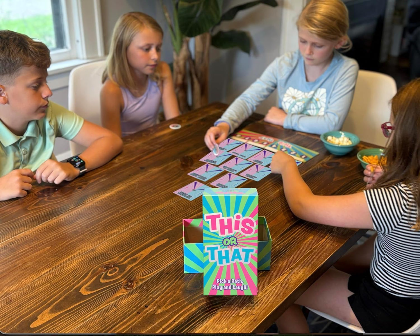 This or That Party Game – Family Card Game with Easy Either/Or Choices | Fun Guessing Game for Kids, Teens & Adults Where Players Follow Their Path Down the Pyramid for Family Game Night & Parties