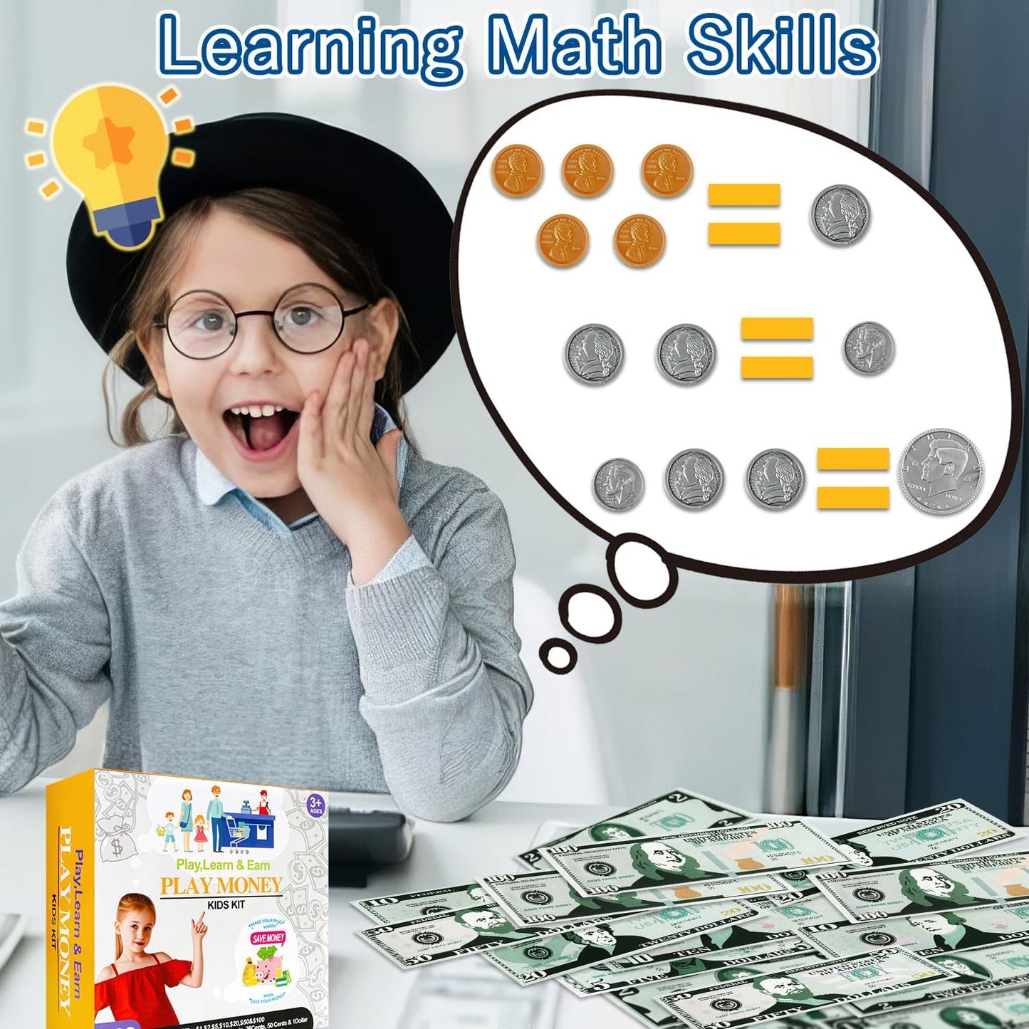 492 Pcs Play Kids Set, Number Learning Education Play Toys for Kids Ages 3 and Up Develops Early Math Skills, Preschool Math Games, Birthday Gift for Boys Girls