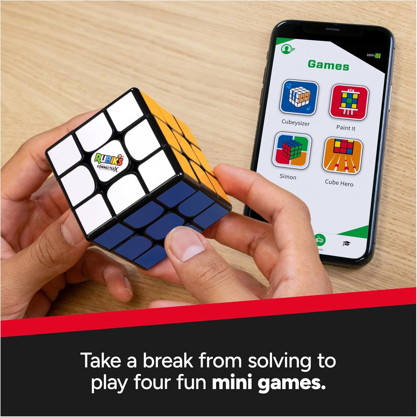 Rubik’s Cube, Special Retro 50th Anniversary Edition, Original 3x3 Cube Collectible & Desk Décor, Problem-Solving Brain Teaser, Fidget Toy, Sensory Puzzle for Adults, Teens, Kids, for Ages 8 & Up