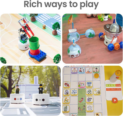 Coding Set Pro STEM Robot for Kids Ages 4+, Coding Robot for Kids to Learn Early Programming, Educational Toy for Homeschool & Classroom Ages 4-10