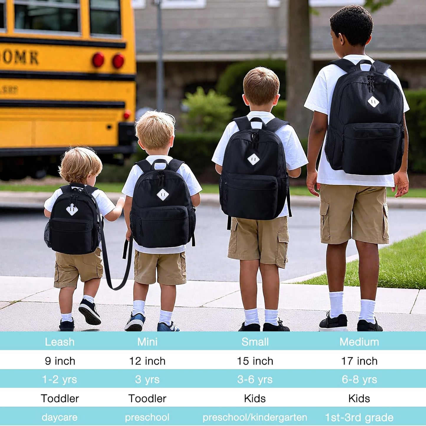 STEAMEDBUN Toddler Backpack Leash for 1-3: Backpack with Leash for Boys Girls - Anti-Lost Harness Backpack for Walking
