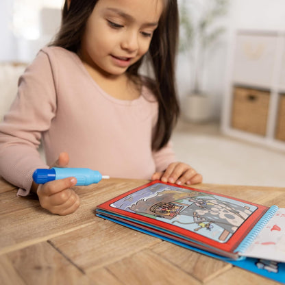 Melissa & Doug On The Go Water Wow! Mess Free Coloring Book, Reusable Water-Reveal Activity Pad, Vehicles, Travel Toys, Party Favors, for Toddlers & Kids Ages 3+ - FSC Certified
