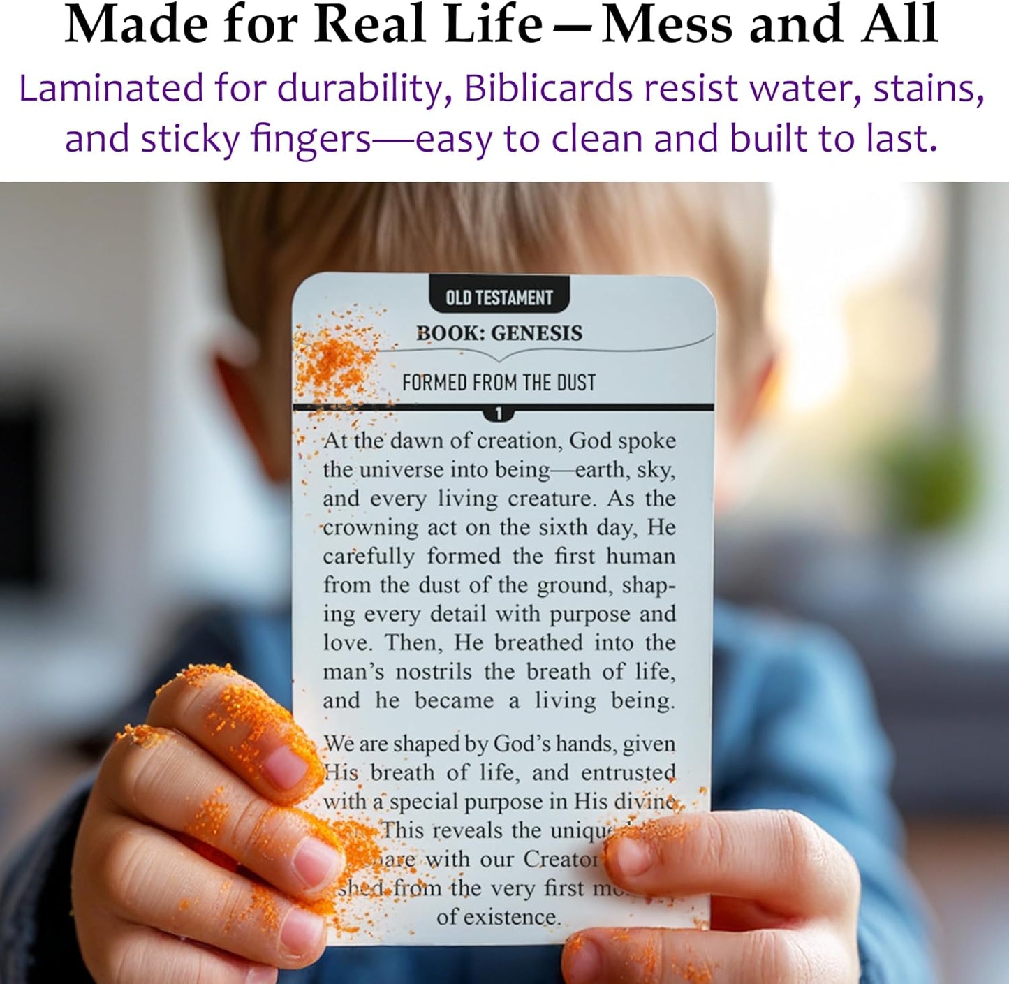 100 Illustrated Bible Story Cards for Kids & Young Adults | Perfect Christian Gift | Screen-Free Family Devotions, Youth Ministry & Sunday School | Faith-Building Scripture Learning