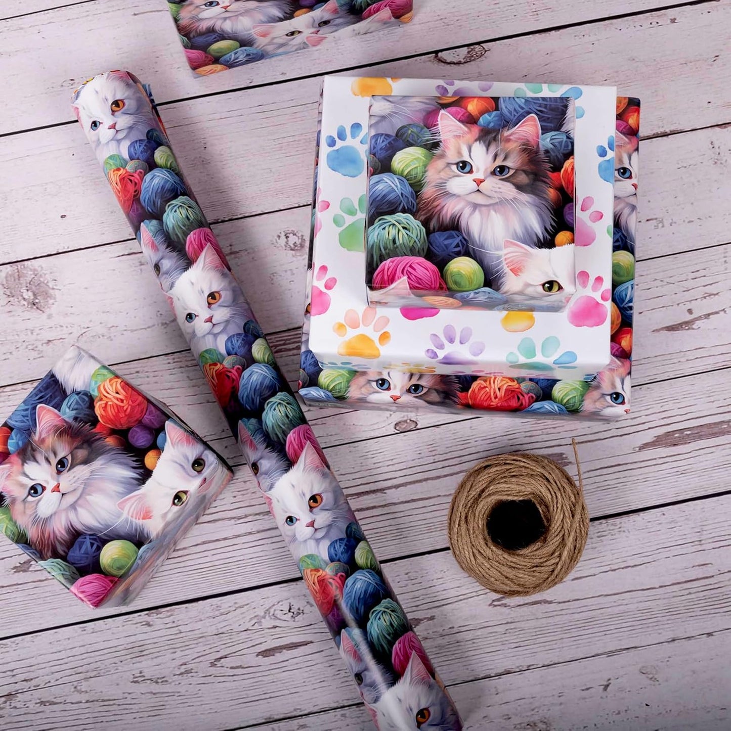 Dtiafu Reversible Building Blocks Wrapping paper Roll for Kids Boys Girls - Boys Birthday Bricks Design Gift Wrap Sheets for Baby Shower Party Craft Supplies(Total 28.5sq.ft)