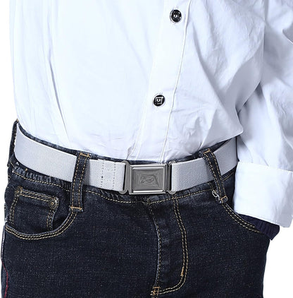 AWAYTR 3 PCS Kids Adjustable Magnetic Belts - Easy to Use Magnetic Buckle Belt for Boys and Girls