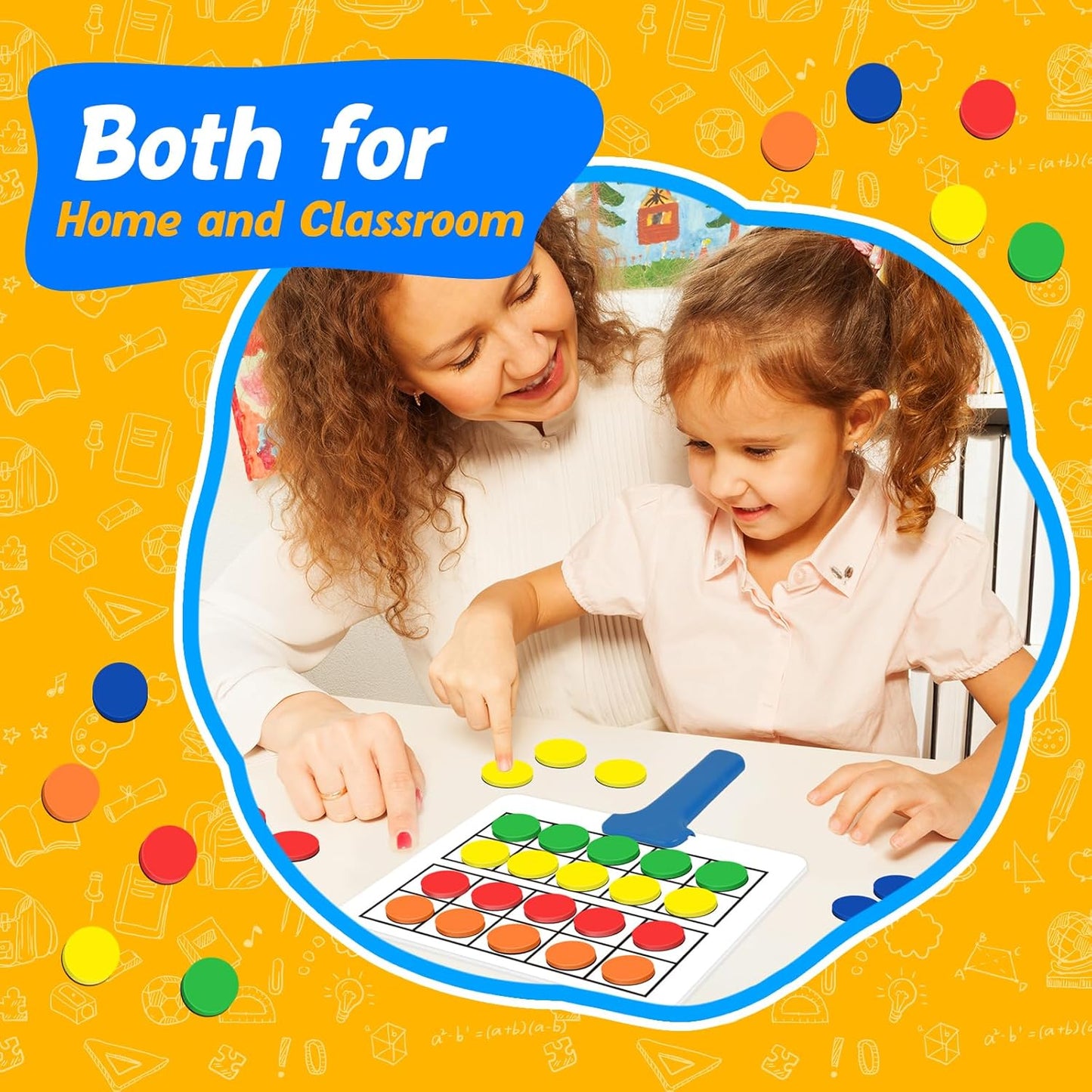 Quilinz Magnetic Ten Frame Set,5 Dry Erase Paddles & 150 Math Counters,Counting Toys for Kids,Addition and Subtraction Games,Math Manipulatives 1st Grade,Kindergarten Preschool Classroom Must Haves