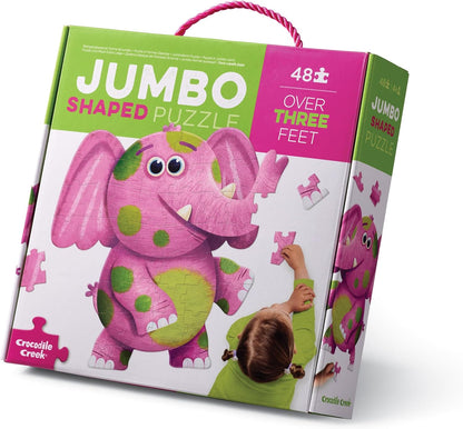 Crocodile Creek Above + Below 48-Piece Jigsaw Floor Puzzle - Fun Floor Puzzles for Kids Ages 4-8, Jumbo Unicorn