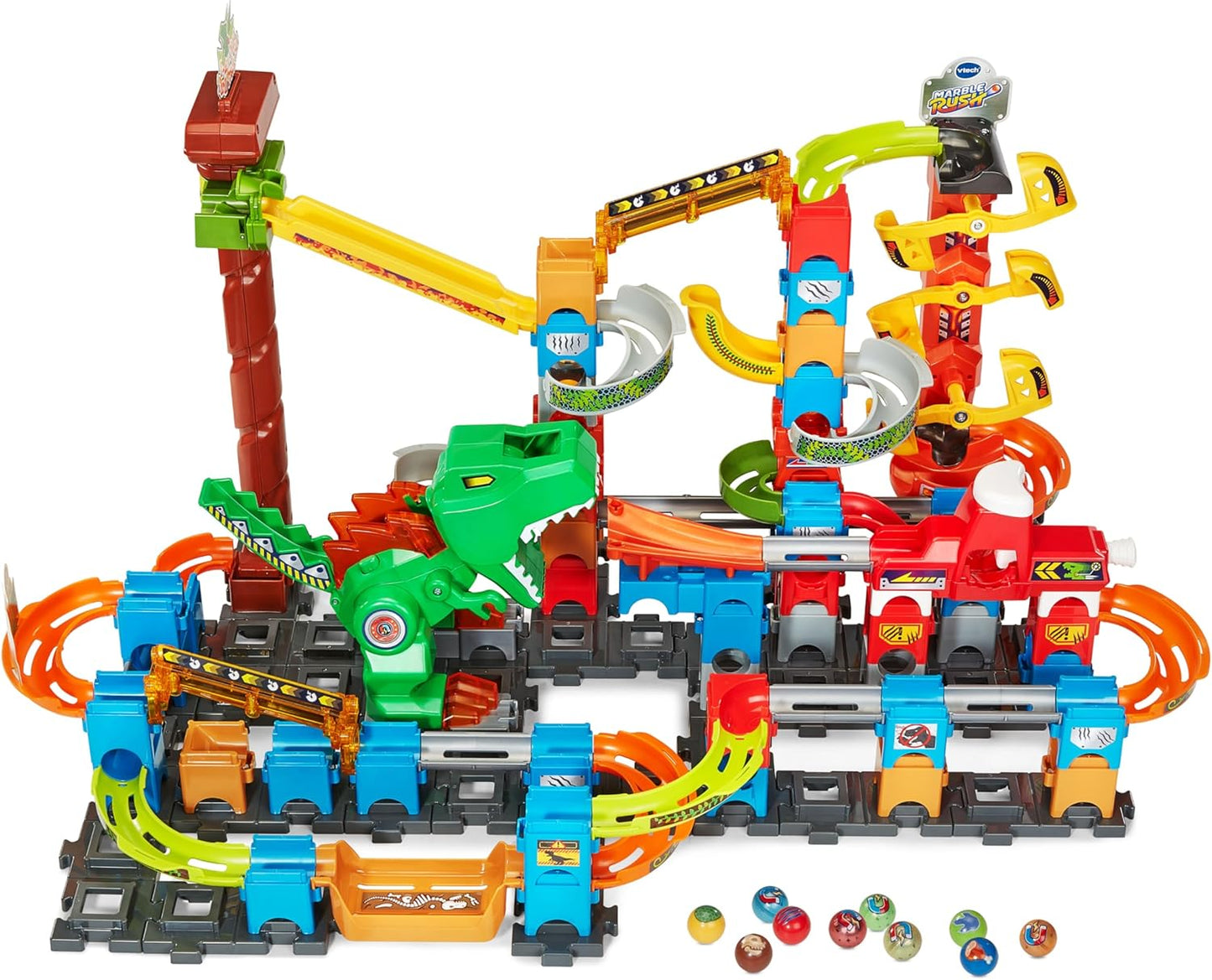 VTech Marble Rush T-Rex Dino Thrill Track Set