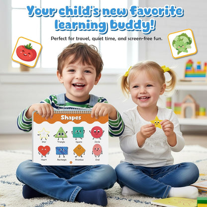 Montessori Busy Book for Toddlers 3-5, Activity Books for Kids, Toddler Busy Book for Preschool and Kindergarten Learning Activities