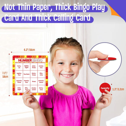 SpriteGru Multiplication & Division Bingo Game, 480 Math Problems, 2 Educational Math Board Game for Kindergarten and Preschool Kids 4-8, Perfect for Classroom & At Home (Up to 25 Players)