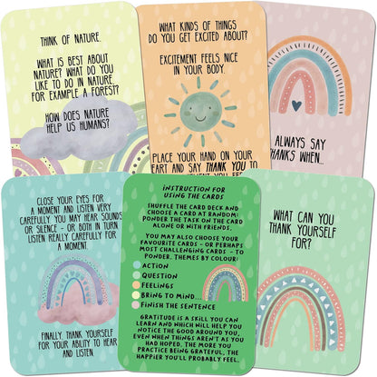 Sunny Present Thankful Me - Gratitude Cards for Kids - Mindful Play and Conversation for Children to Celebrate Life, Inspire Appreciation, Build Resilience