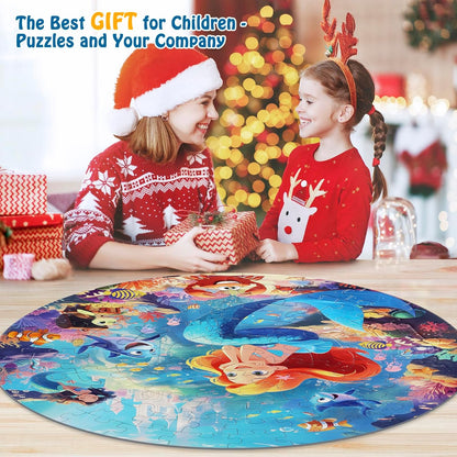 DIGOBAY United States Puzzle 70 Pieces USA Map Floor Jigsaw Puzzles for Kids Ages 4-10, Jumbo Round US Geography Puzzle 50 States with Capitals Educational Learning Toys for Boy or Girl