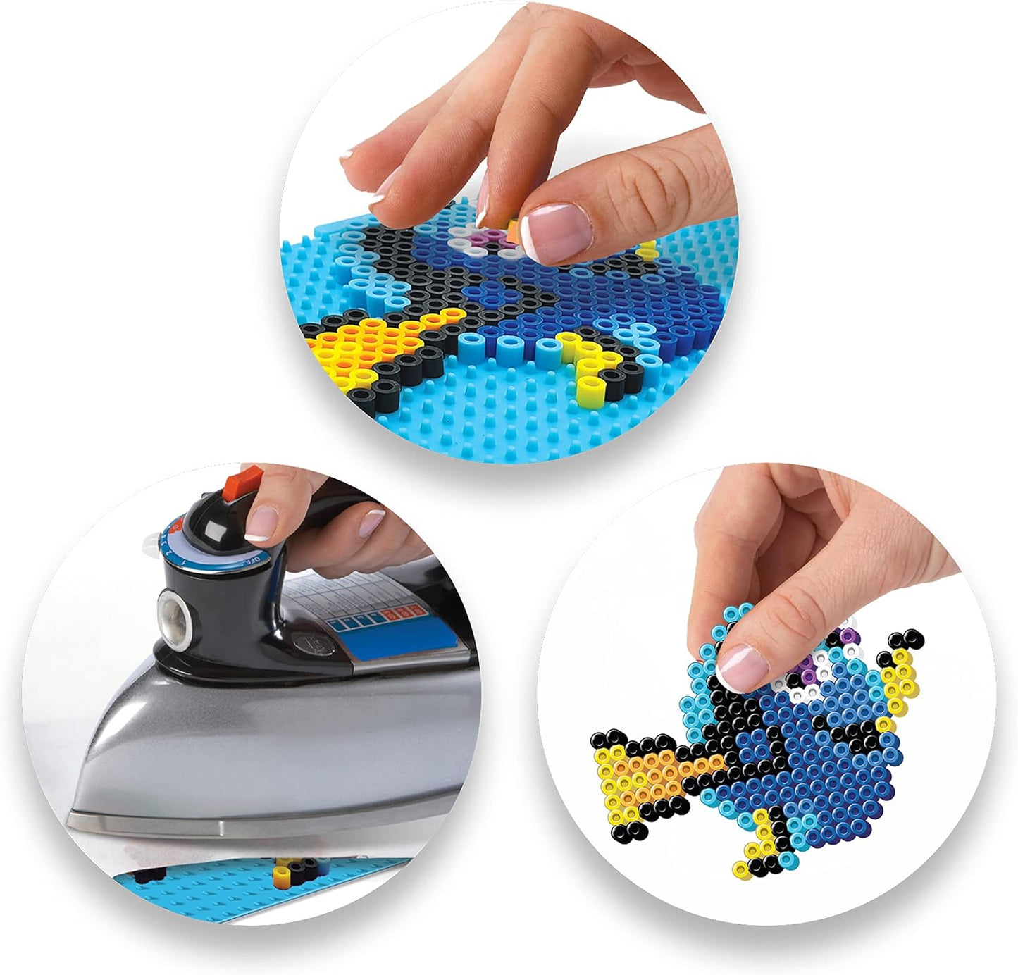 Perler Disney Stitch Kid's Crafts, Pattern Sizes Vary, Multicolor 4429