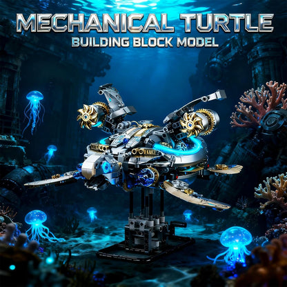 Mechanical Owl Building Blocks Engineering Construction Set for Kids and Adults Detailed Mechanical Model with Gears and Lights for Collectors