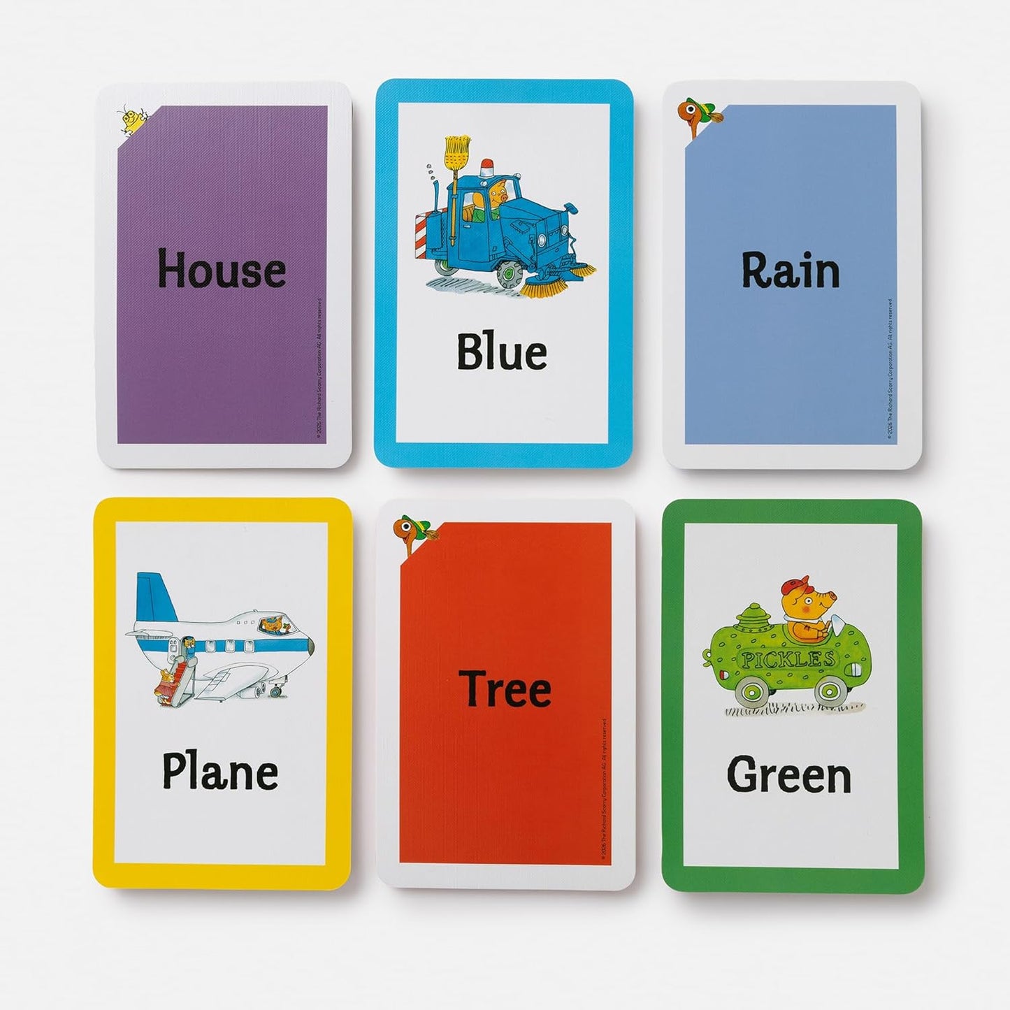 Richard Scarry's First Words Flashcards: 50 Cards for Beginning Readers