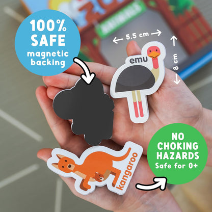 Curious Columbus Vehicles Fridge Magnets for Toddlers 1-3 Year Olds| Large Foam Refrigerator Magnets for Kids Baby and 3-5 Years Old | Magnetic ABC Learning | Educational Toys Babies to Preschool