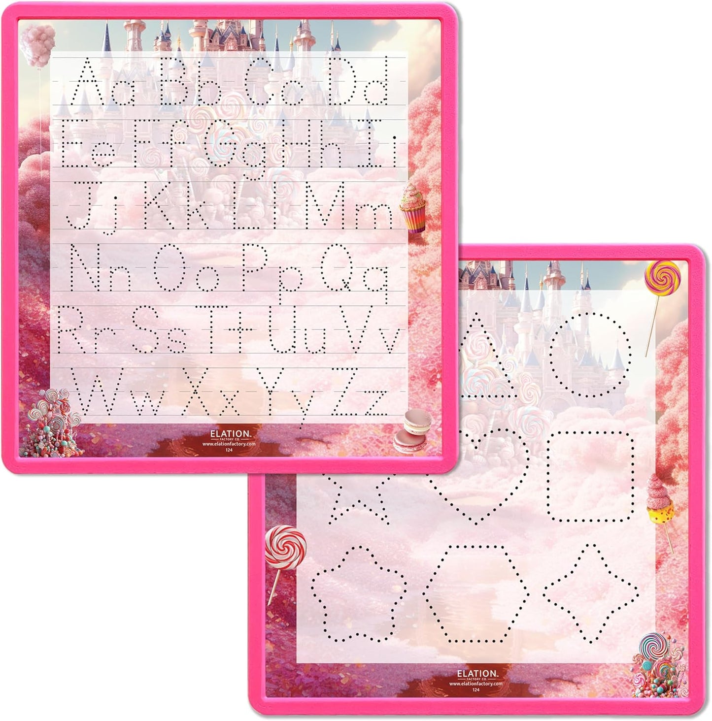 Kid's Name Tracing Board | Dry Erase Letter Tracing | Reusable Name Board | Alphabet Letters | Personalized | Candy Theme