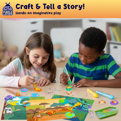Magical Bead Painting – Birthday Gifts for Girl and Boy Ages 6-8 Years Old, Bead Art & Craft Set, Beads Pen & Painting Activities, Creative Arts & Crafts Ocean Theme Kit with Fun Designs