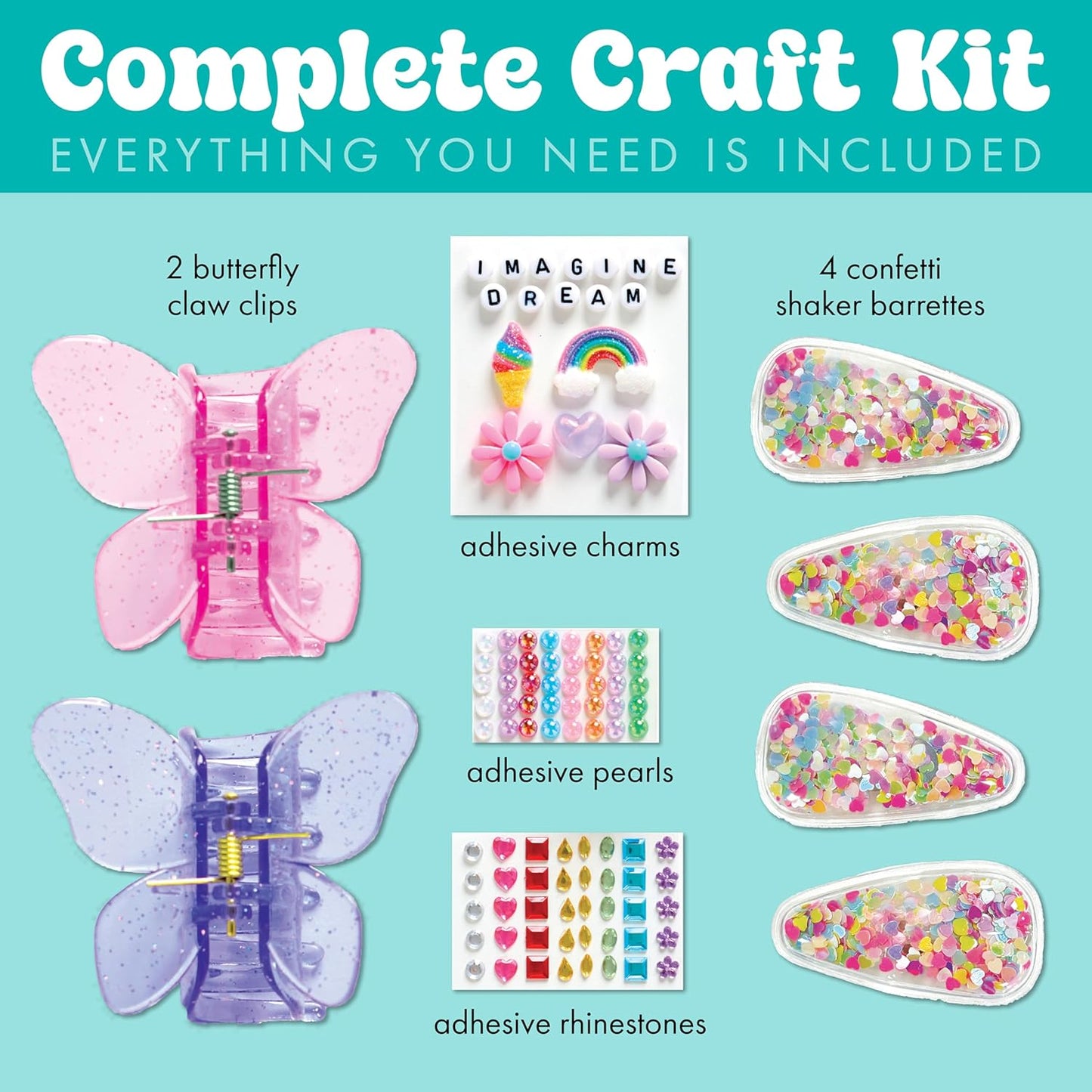 Creativity for Kids Chic Boutique: DIY Headbands Craft Kit - Create 5 Unique Designs for Girls | Spring Crafts (Ages 6+)