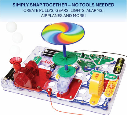 Snap Circuits “Arcade”, Electronics Exploration Kit, Stem Activities for Ages 8+, Full Color Project Manual (SCA-200)