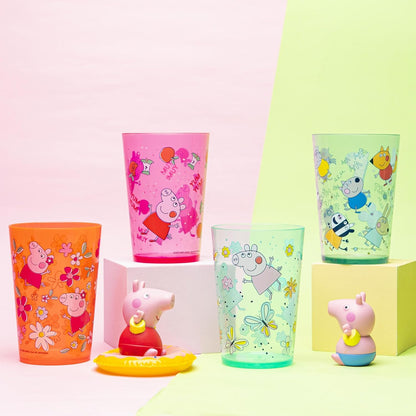 Zak Designs 14.5oz Disney Frozen 2 Nesting Tumbler Set Includes Durable Plastic Cups, Fun Drinkware is Perfect for Kids, 4pk (14.5oz, Anna & Elsa & Olaf)