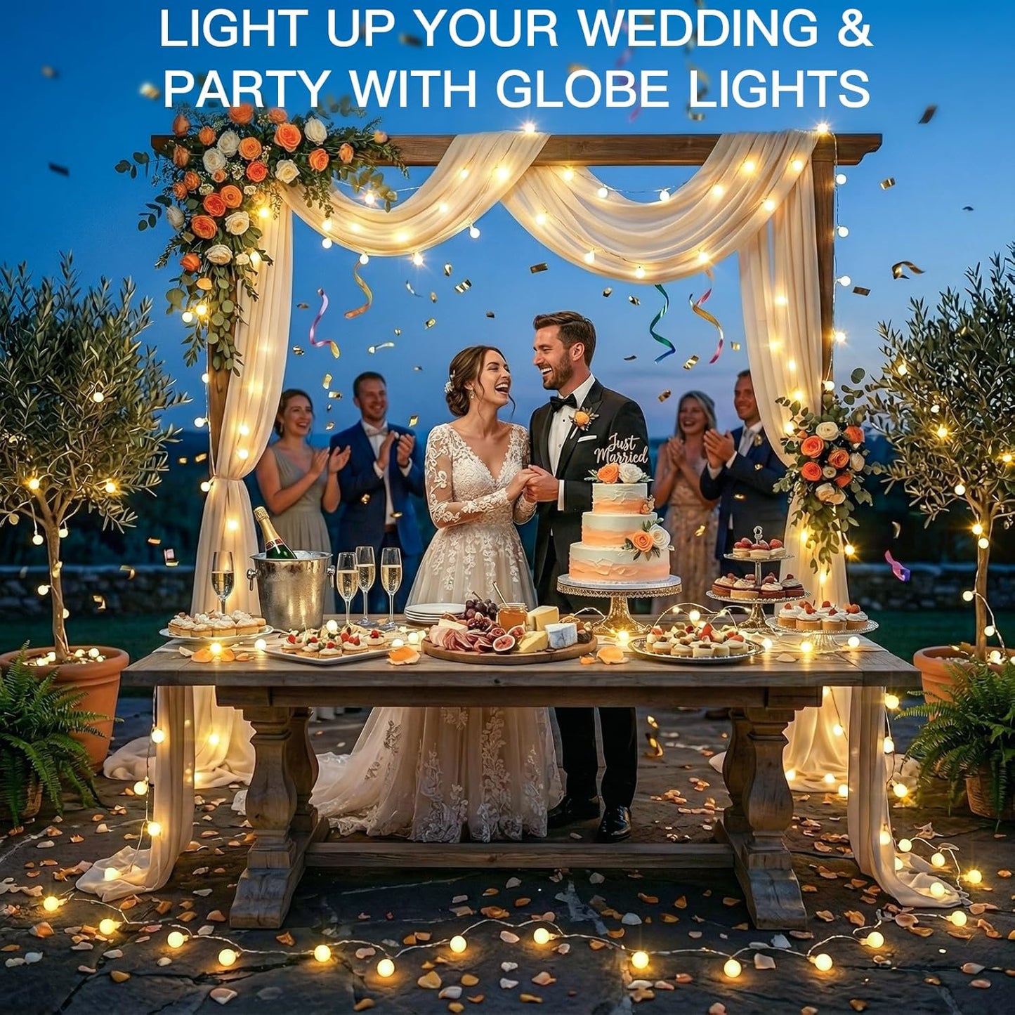 suddus String Lights for Bedroom, 66ft 200 Led Connectable Globe String Lights Indoor, Hanging Fairy Lights Plug in with Remote for Kids Room Dorm Classroom Outdoor Christmas Tree Decor, Warm White