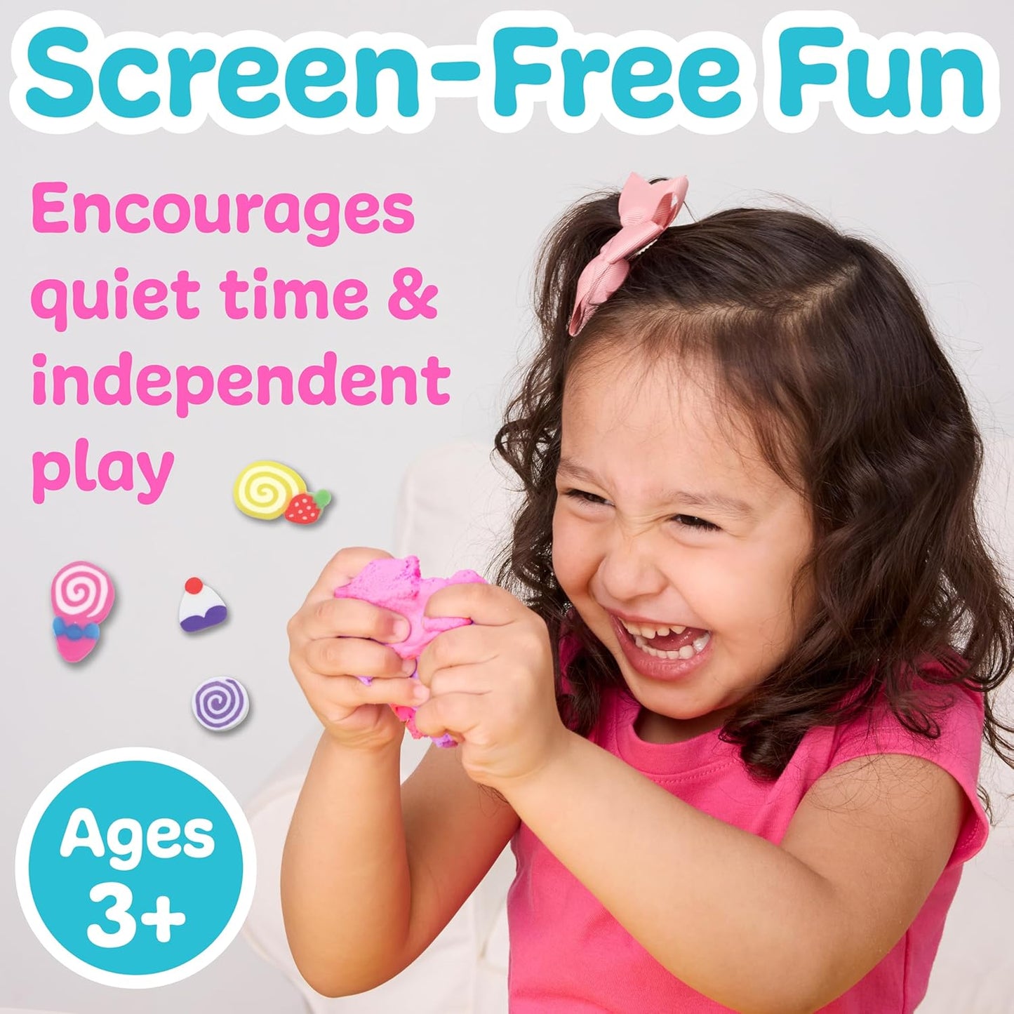 Creativity for Kids Sensory Minis Construction Kit | Cloud Clay Sensory Toy with Excavator for Kids | Spring Crafts that are Mess-Free, Screen-Free Travel Toy (Ages 3+)
