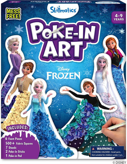 Skillmatics Poke-in Art - Magical Unicorn Dream Decor, Mess-Free Fun for Kids, DIY Wood Craft Kits, Screen-Free Activity, Gifts for Ages 4, 5, 6, 7, 8, 9