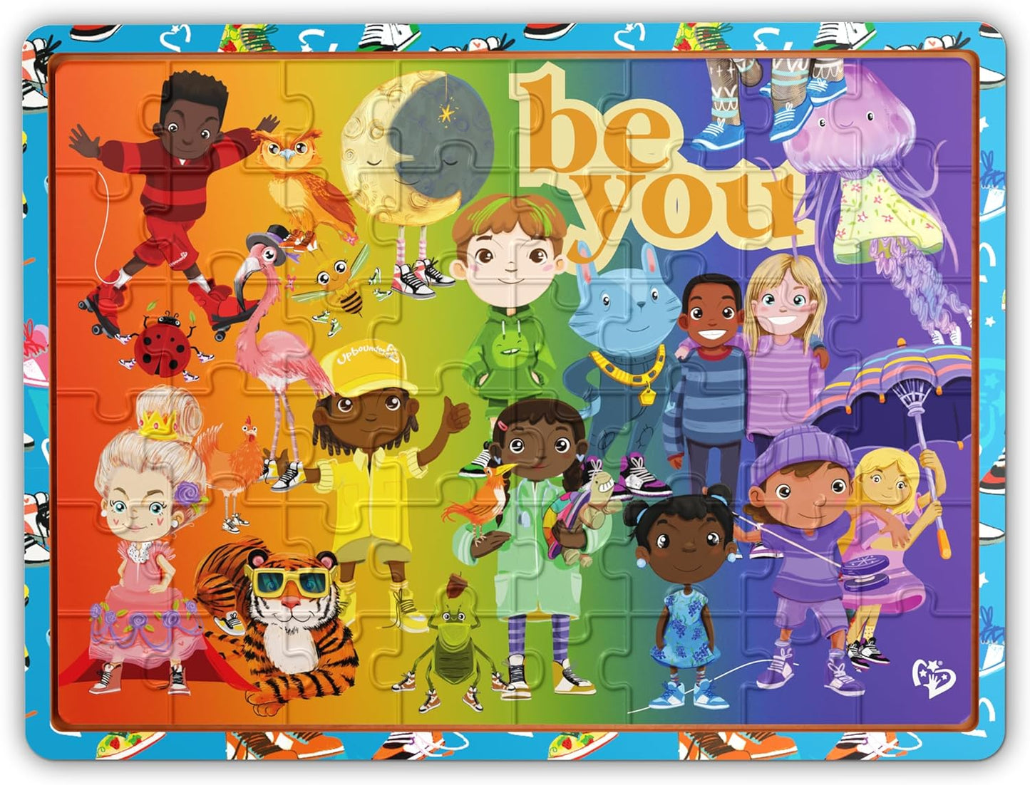 Upbounders® 48 Piece Jumbo Floor Puzzle for Kids | Barbershop Beginner Puzzle | Pretend Play & Learning Toy for Boys Girls Ages 4 5 6 | Black Brown Boy at The Barber (Multicultural)