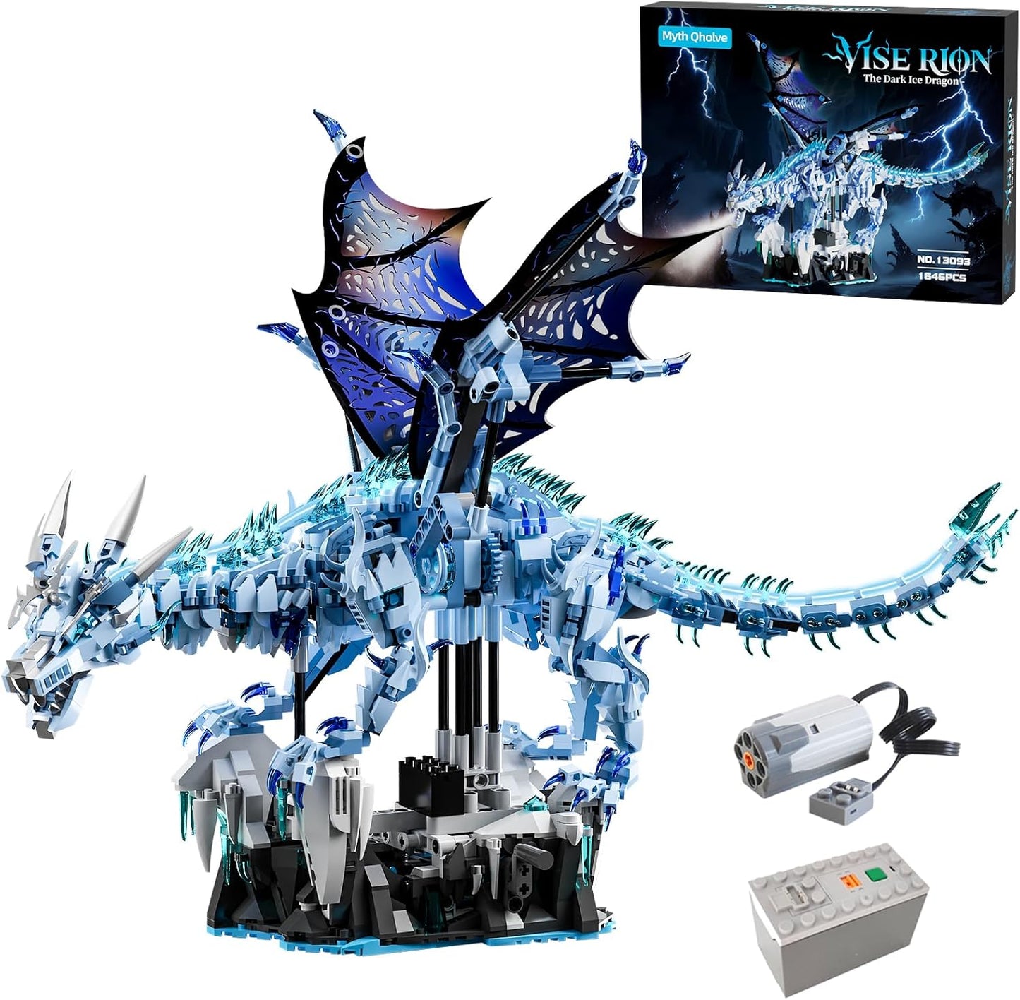 Mechanical Owl Building Blocks Engineering Construction Set for Kids and Adults Detailed Mechanical Model with Gears and Lights for Collectors