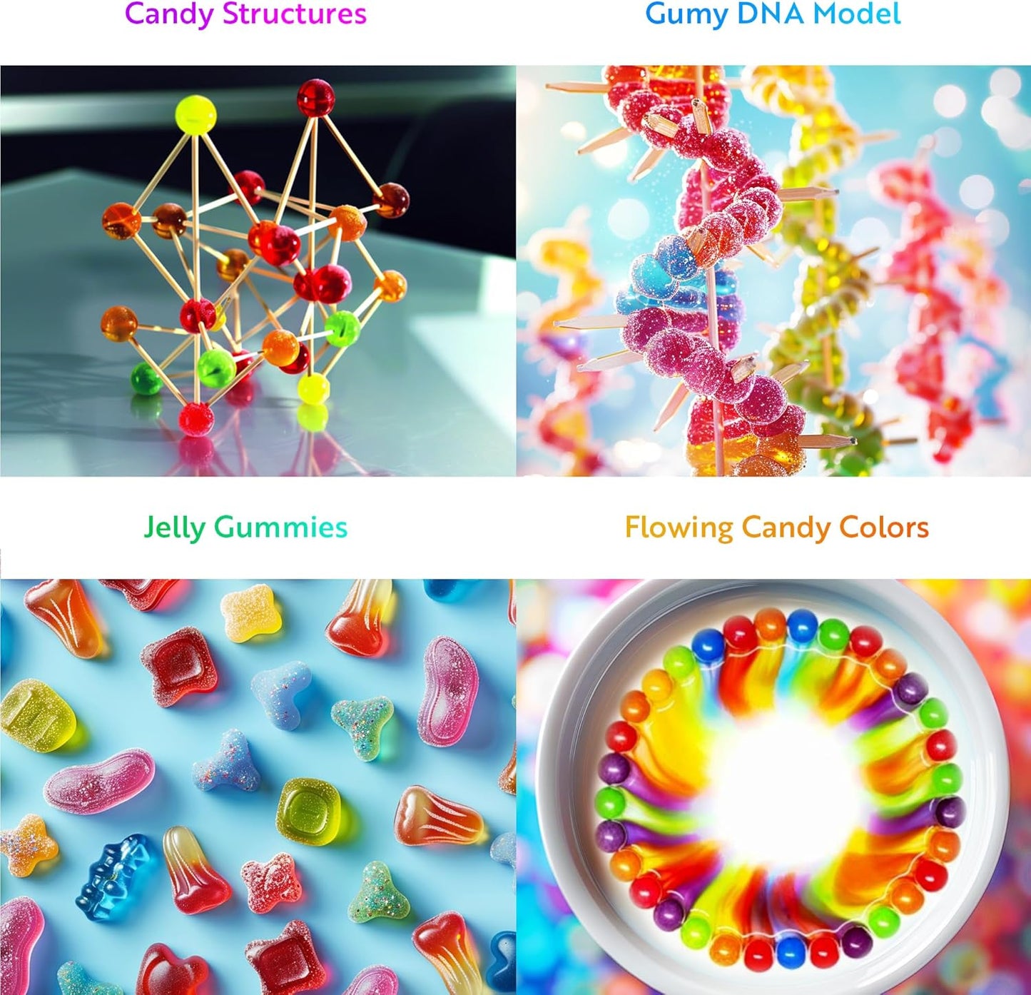Playz Edible Candy Making kit with Playz Edible Exploding Candy Fun Science Experiments Kits for Kids