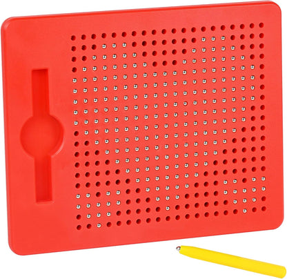 MAGBLOCK Magnetic Drawing Board Kids Writing Pad with Magnet Pen, Portable Educational Toys for Toddlers Kids Boys and Girls,Gifts Ideal for Travel and Road Trips (8.58in x6.89in)