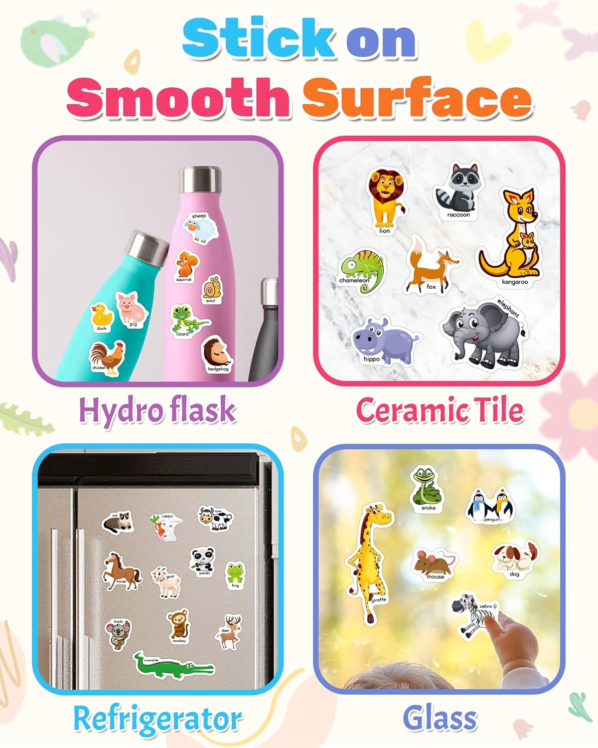 Benresive Reusable Sticker Books for Toddlers, Fun Travel Stickers for Kids, Toddler Sticker Book, Crafts Activities for Toddlers, 3 and Up Birthady Gifts - Vehicle
