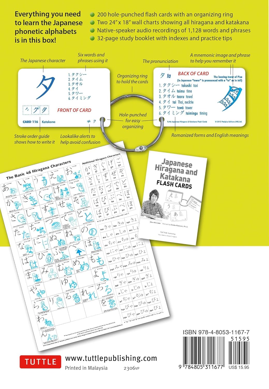 Japanese Hiragana and Katakana Flash Cards Kit: Learn the Two Japanese Alphabets Quickly & Easily with this Japanese Flash Cards Kit (Online Audio Included)