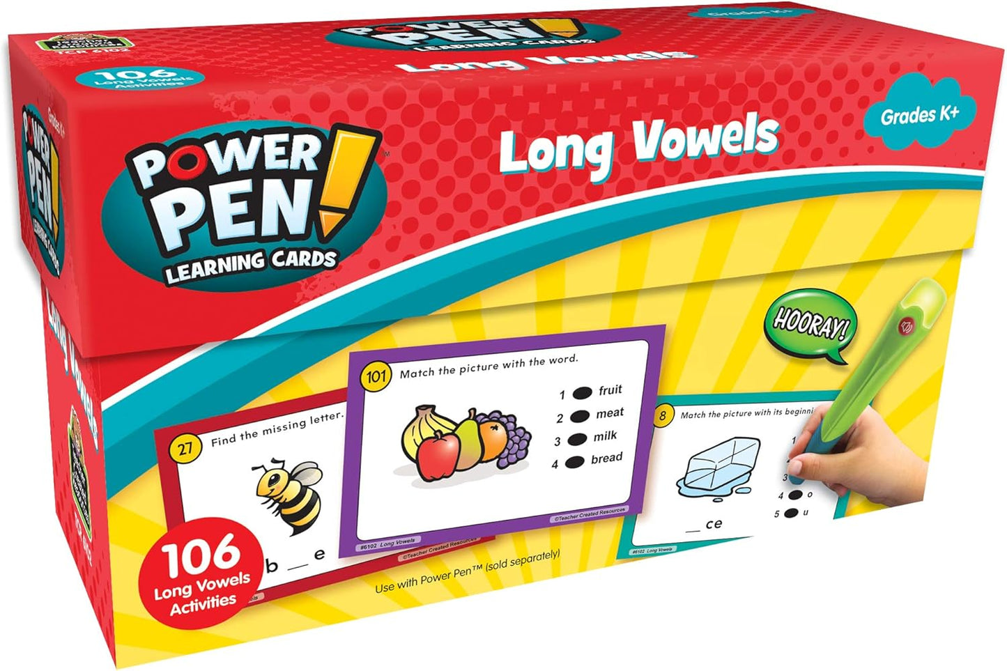 Teacher Created Resources Power Pen Learning Cards: Blends & Digraphs
