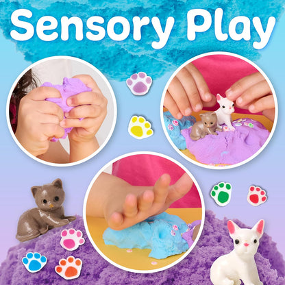 Creativity for Kids Sensory Minis Construction Kit | Cloud Clay Sensory Toy with Excavator for Kids | Spring Crafts that are Mess-Free, Screen-Free Travel Toy (Ages 3+)