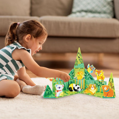PicassoTiles Magnetic Tiles Magnet Tile Building Blocks Marine Animal World Themed Set with 8 Ocean Character Action Figures STEM Learning Toy Construction Toddlers Boys Girls Ages 3+ PTQ25