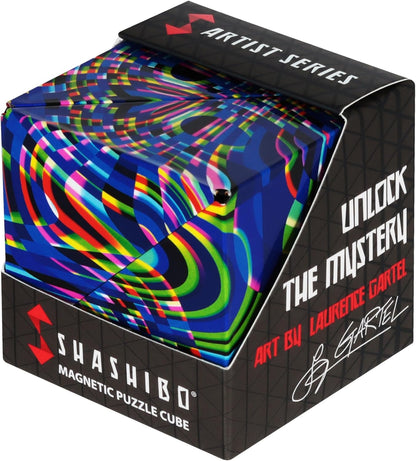 Shashibo Shape Shifting Box - Award-Winning STEM Fidget Toy with Ultra Strong Magnets - Puzzle Cube Transforms Into 100+ Shapes, Perfect Sensory Gift for Kids, Teens, and Adults (Cosmos)