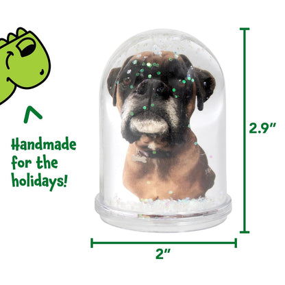 READY 2 LEARN Christmas Crafts - Design Your Own Snow Globes - Set of 4 - Christmas Snow Globes for Kids - Customizable Christmas Decorations for Home