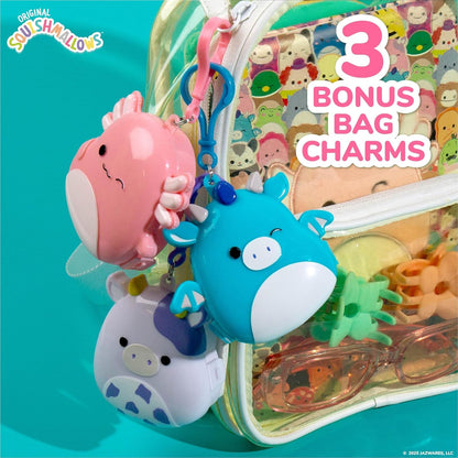 Original Squishmallows Archie The Axolotl Bracelet Kit, Friendship Bracelet Kit, Charm Bracelet Making Kit, Gifts for Girls, Squishmallows for Boys, Craft Kits