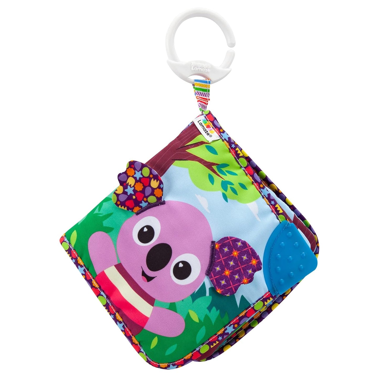 Lamaze Fun with Colors Soft Baby Book - High Contrast Baby Book with Crinkly Cloth Pages - Sensory Books for Babies Ages 6 Months and Up