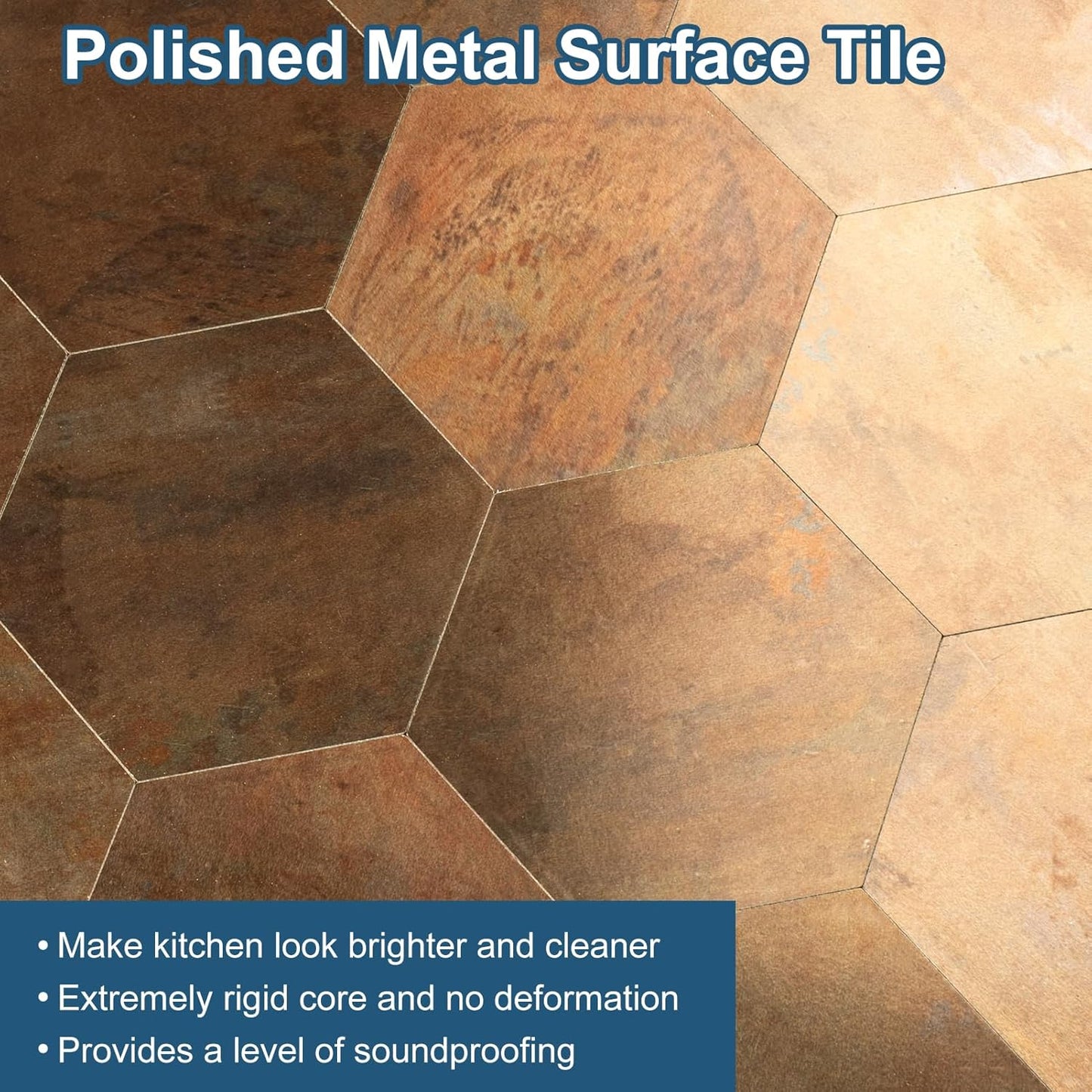 Yipscazo 10 Sheet Hexagon Peel and Stick Backsplash,Self Adhesive Luxury Faux Marble Tile, Asenka Beige Wall Tile for Kitchen, Stick on Backsplash Tiles for Bathroom,RV,Laundry