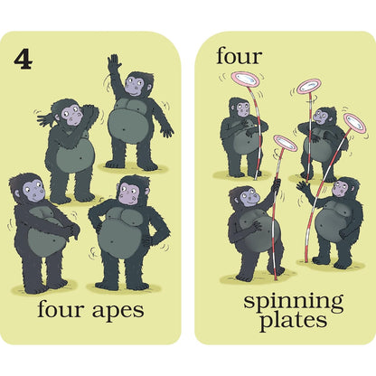 School Zone Old Maid Numbers Game Cards: 56 Cards, Preschool, Kindergarten, 1st Grade, Card Game, Numbers 1-12, Early Math, Animals, Counting, Matching, Pairing, Ages 4+