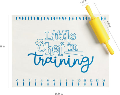 C.R. Gibson Kids Games - Little Chef Kitchen Activity Set for Toddlers and Preschoolers, 10-Count, Easy Peasy Recipe Card Ring