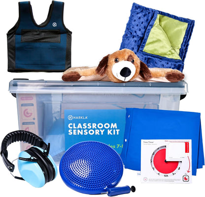 Harkla Classroom Sensory Kit for Kids - Ages 11 to 14 (Grade 7 to 8)