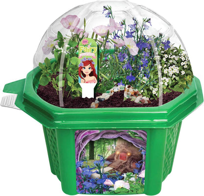 Grow Your Own Mini Fairy Wonderland Microdome Terrarium Starter Kit, Enjoy Sweet Scented Flowers and Grow Indoor Terrariums - Includes Complete Supplies to Create Your Magical Plant Garden