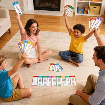 Phonics Word Cards 117 Sound Groups 900+ Rhyming Words, Preschool English Discovery Joy, Rhyming Games Phonics Games Flash Cards for Preschool Kindergarten Homeschool