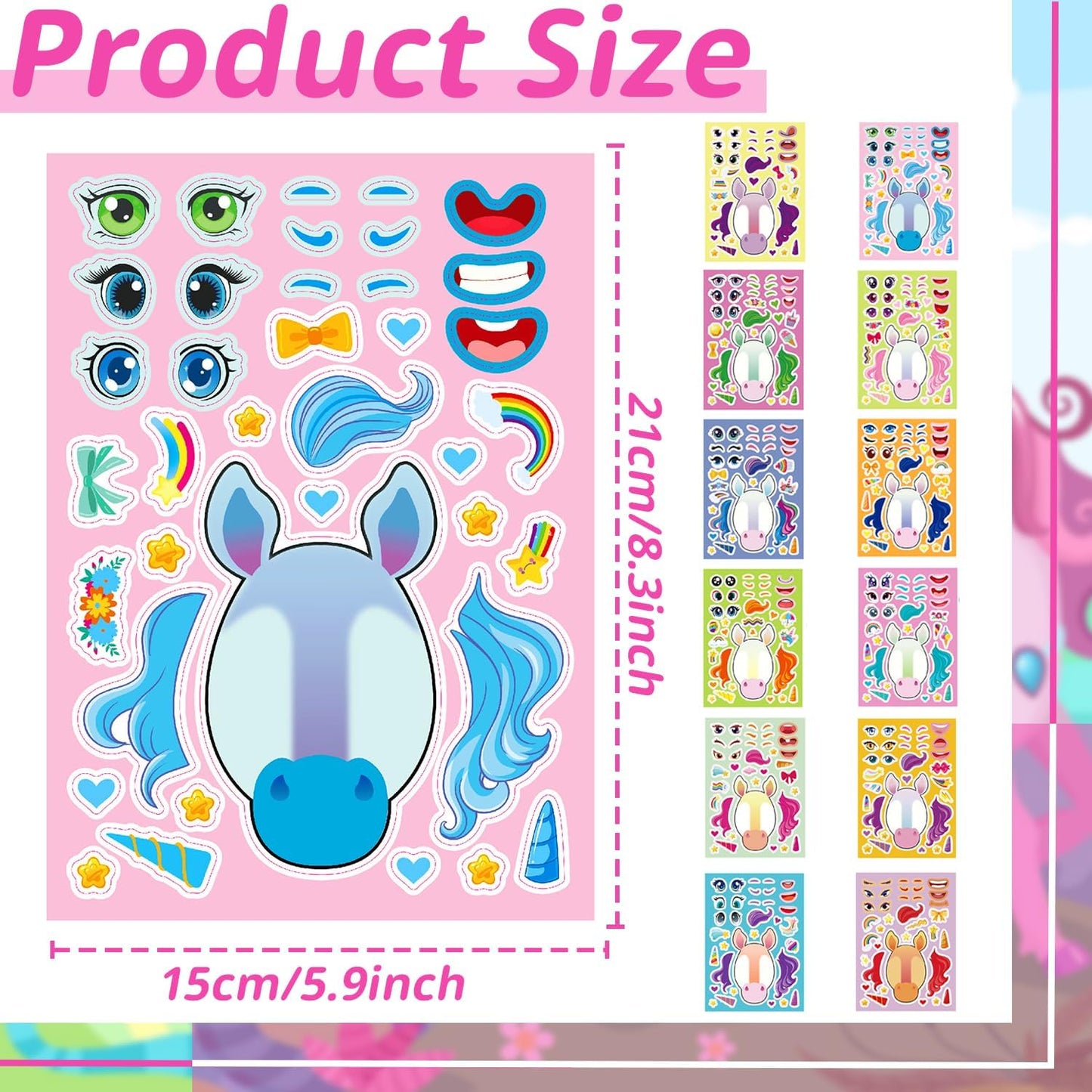 24-Sheet Make Your Own Science Sticker Kit | Microscope, DNA & Scientist Designs - Reusable Educational Decor for Classrooms & Kids Rooms